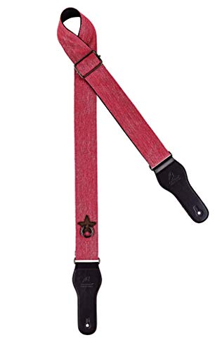 Ortega Guitars Gitarrengurt Länge Verstellbar - Akustik Gitarre / Bass, E-Gitarre, E-Bass - Highland Series – Baumwolle, Rosa (OCS-100) von Ortega Guitars