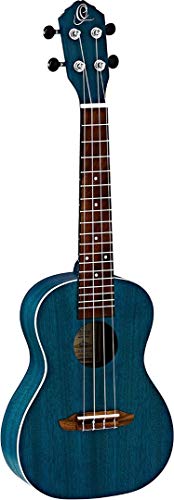 Ortega Guitars Konzert Ukulele Akustisch – Earth Series – Okoume, Dunkelblau (RUOCEAN) von Ortega Guitars