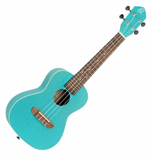 Ortega Guitars Konzert Ukulele Akustisch – Earth Series – Okoume, Hellblau (RULAGOON) von Ortega Guitars