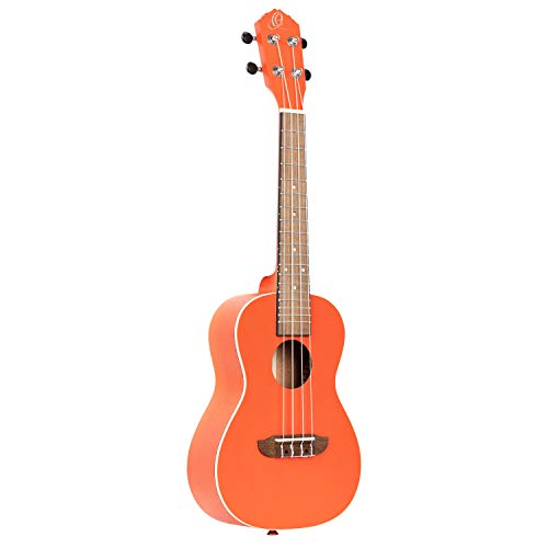 Ortega Guitars Konzert Ukulele Akustisch – Earth Series – Okoume, Orange (RUPUKI) von Ortega Guitars