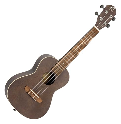 Ortega Guitars Konzert Ukulele Akustisch – Earth Series – Okoume, Schwarz (RUCOAL) von Ortega Guitars