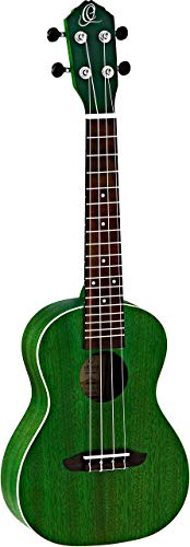 Ortega Guitars Konzert Ukulele Akustisch – Earth Series – Okoume, Dunkelgrün (RUFOREST) von Ortega Guitars