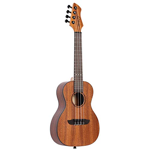 Ortega Guitars Konzert Ukulele Linkshänder – Akustisch – Horizon Series – Mahagoni, Natur (RUHZ-MM-L) von Ortega Guitars