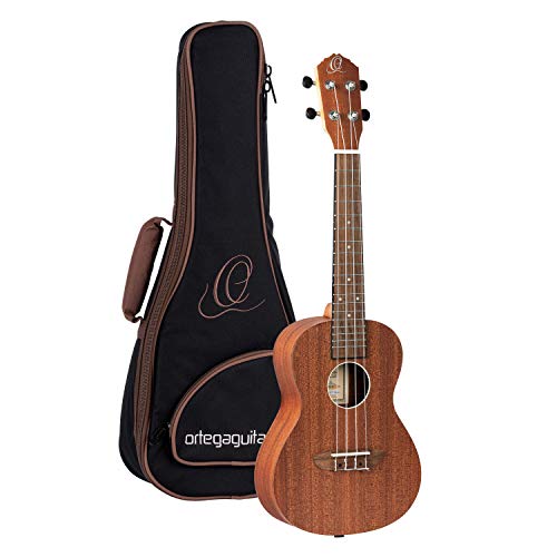 Ortega Guitars Konzert Ukulele akustisch - Timber Series - inklusive Deluxe Gigbag - Sapele/ Mahagoni (RFU11S) von Ortega Guitars