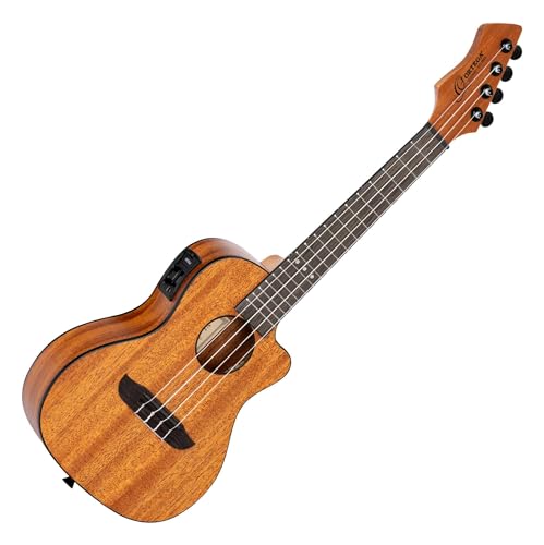 Ortega Guitars Konzert Ukulele Elektro-Akustisch – Horizon Series – Mahagoni, Natur (RUHZ-CE-MM) von Ortega Guitars
