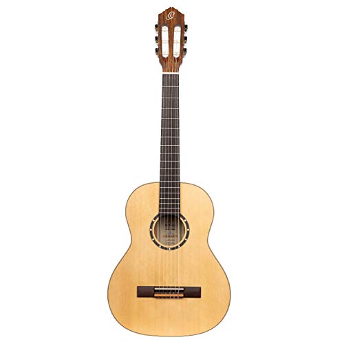 Ortega Guitars Konzertgitarre 1/2-Größe - Linkshänder - Family Series - inklusive Gigbag - Mahagoni / Fichtendecke (R121L-1/2) von Ortega Guitars