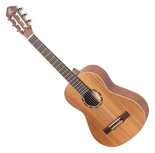 Ortega Guitars Konzert Gitarre Linkshänder – 1/2 – Family Series – Inklusive Gig Bag – Zeder, Mahagoni, Natur (R122-1/2-L) von Ortega Guitars