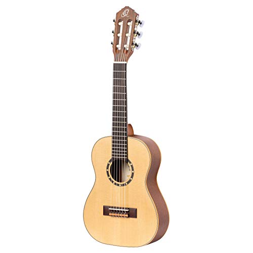 Ortega Guitars Konzertgitarre 1/4-Größe - Linkshänder - Family Series - inklusive Gigbag - Mahagoni / Fichtendecke (R121-1/4-L) von Ortega Guitars