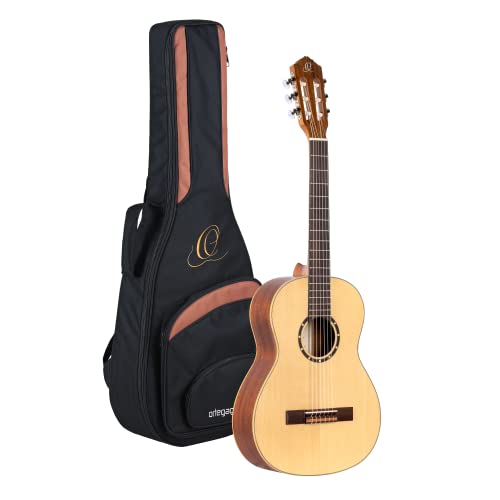 Ortega Guitars Konzertgitarre 3/4-Größe - Family Series - inklusive Gigbag - Mahagoni / Fichtendecke (R121-3/4) von Ortega Guitars