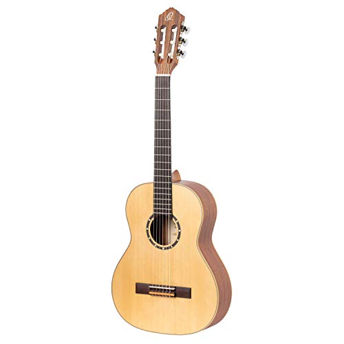Ortega Guitars Konzertgitarre 3/4-Größe - Linkshänder - Family Series - inklusive Gigbag - Mahagoni / Fichtendecke (R121L-3/4) von Ortega Guitars