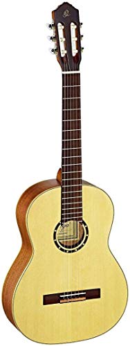 Ortega Guitars 7/8 Konzert Gitarre – Family Series – Inklusive Gig Bag – Fichte, Mahagoni, Natur (R121-7/8) von Ortega Guitars