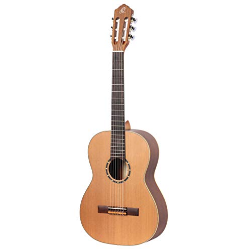 Ortega Guitars Konzertgitarre 7/8-Größe - Linkshänder - Family Series - inklusive Gigbag - Mahagoni / Zederndecke (R122-7/8-L) von Ortega Guitars