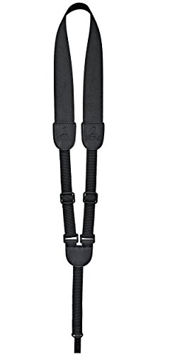 Ortega Guitars Nylon Schalllochgurt Ukulele - ohne Bohren - Nylon Straps Hook Series - verstellbar - schwarz / black (OUSHK-BK) von Ortega Guitars