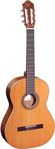 Ortega Guitars R220 Konzertgitarre Custom Made in 4/4 Größe handgefertigt in Spanien massive Decke natur im hochglänzenden Finish mit hochwertigem Gigbag Ortega Guitars R220 Konzertgitarre Custom Made in 4/4 Größe handgefertigt in Spanien massive Decke natur im hochglänzenden Finish mit hochwertigem Gigbag von Ortega Guitars