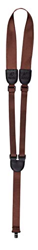 Ortega Guitars Schallloch Gitarrengurt Verstellbar - für Akustik Gitarre - Nylon Straps Hook Series - Nylon, Braun (OGSHK-BR) von Ortega Guitars