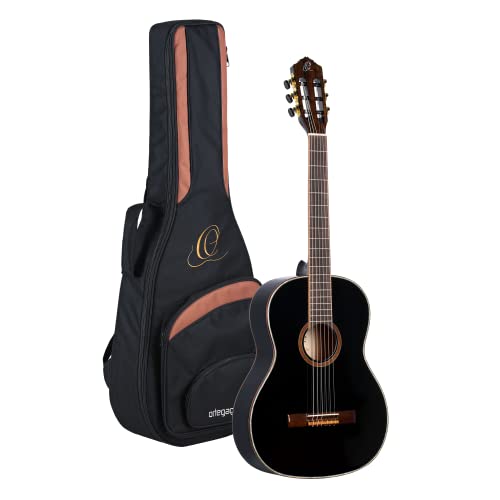 Ortega Guitars Slim Neck Konzertgitarre - Family Series - inklusive Gigbag - Mahagoni / Fichtendecke (R221SNBK) von Ortega Guitars