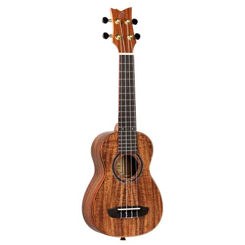 Ortega Guitars Sopran Ukulele akustisch - Timber Series - inklusive Deluxe Gigbag - Massives Akazienholz/ Okoumé (RUACA-SO) von Ortega Guitars
