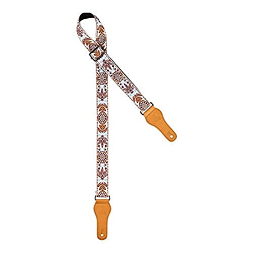 Ortega Guitars Ukulele Gurt Verstellbar - Creative Series - Baumwolle, Classic White (OCS-540U) von Ortega Guitars