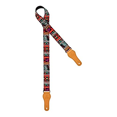 Ortega Guitars Ukulele Gurt Verstellbar - World Series - Baumwolle, Frisco Dance (OCS-430U) von Ortega Guitars