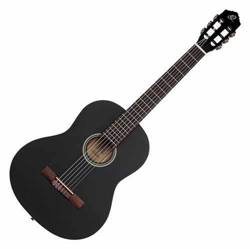 Ortega Guitars 4/4 Konzert Gitarre – Student Series – Fichte, Katalpa, Schwarz (RST5MBK) von Ortega Guitars