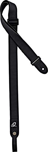 Ortega Guitars Veganer Ukulele Gurt - Längenverstellbar - Vegan Series - Inkl. CONNECT Gurt-Adapter - Schwarz (OSVU-BK) von Ortega Guitars