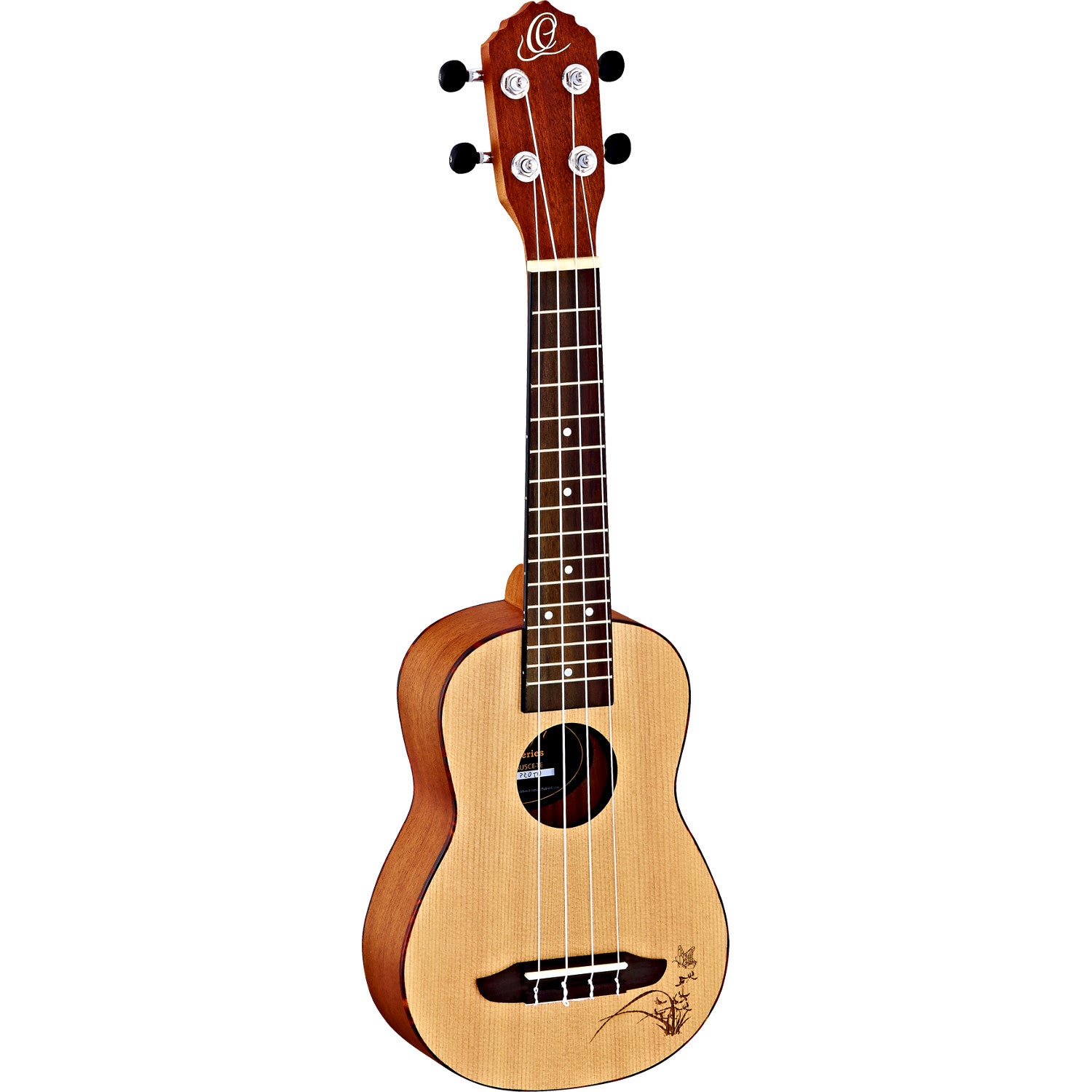 Ortega Bonfire Series RU5-SO soprano ukulele, natural Ortega Bonfire Series RU5-SO soprano ukulele, natural von Ortega