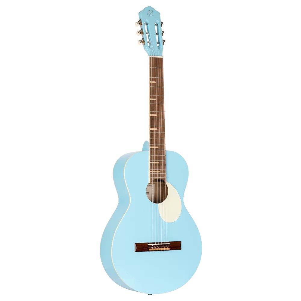 Ortega Gaucho Series RGA-SKY Sky Blue 4/4-size Classical Guitar with Gig Bag Ortega Gaucho Series RGA-SKY Sky Blue 4/4-size Classical Guitar with Gig Bag von Ortega