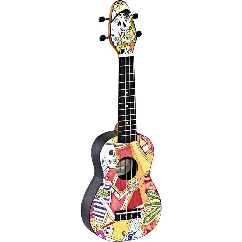 Ortega Keiki K2-EM El Muerto Ukulele Starter Pack von Ortega