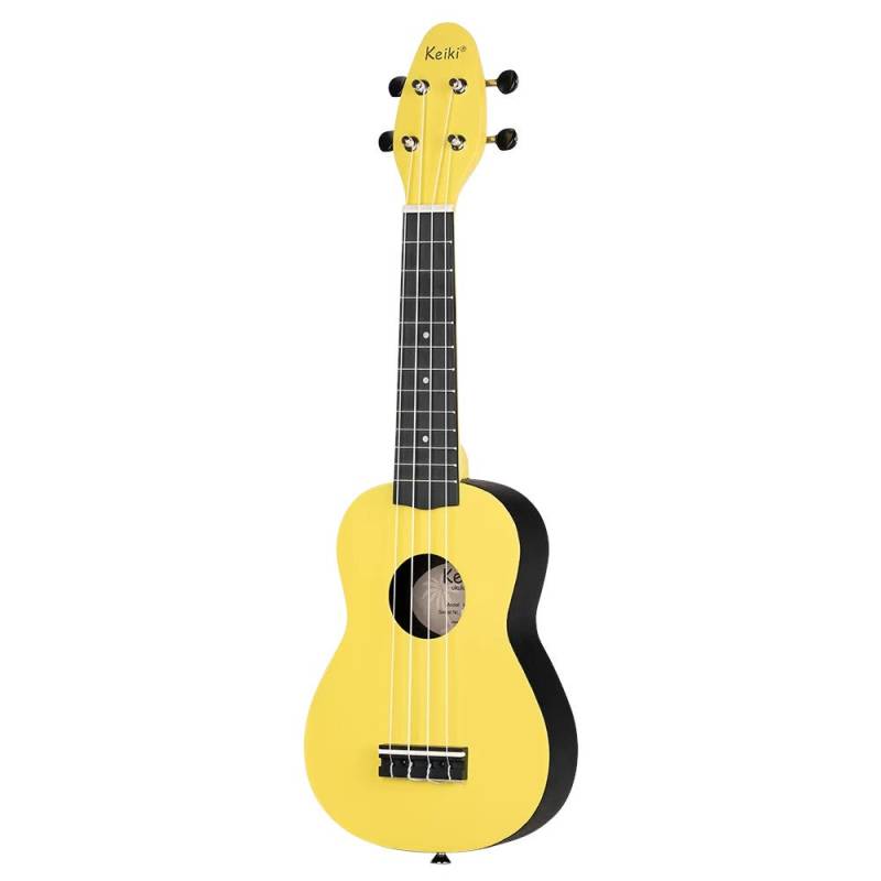 Ortega Keiki K2-LGR Soprano Size Ukulele Lemon Grass Soprano Ukulele Starter Pack von Ortega