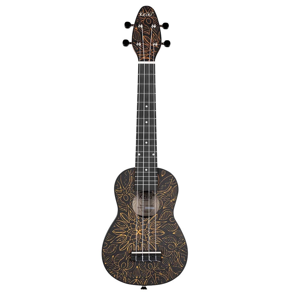 Ortega Keiki K2SS-OKC Soprano Size Ukulele Orange Kaleidoscope Soprano Ukulele Starter Pack Ortega Keiki K2SS-OKC Soprano Size Ukulele Orange Kaleidoscope Soprano Ukulele Starter Pack von Ortega