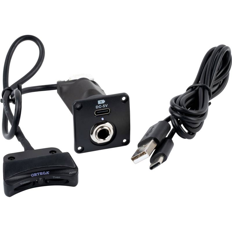 Ortega MAGUSFLY/U Rechargeable Ukulele Preamp System Fly ukelele voorversterker von Ortega
