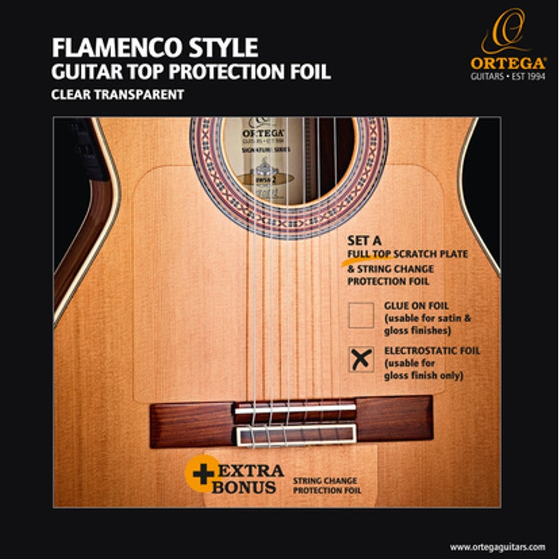 Ortega OERP-FLAM1 Electrostatic foil set Transparent Scratchplate Ortega OERP-FLAM1 Electrostatic foil set Transparent Scratchplate von Ortega