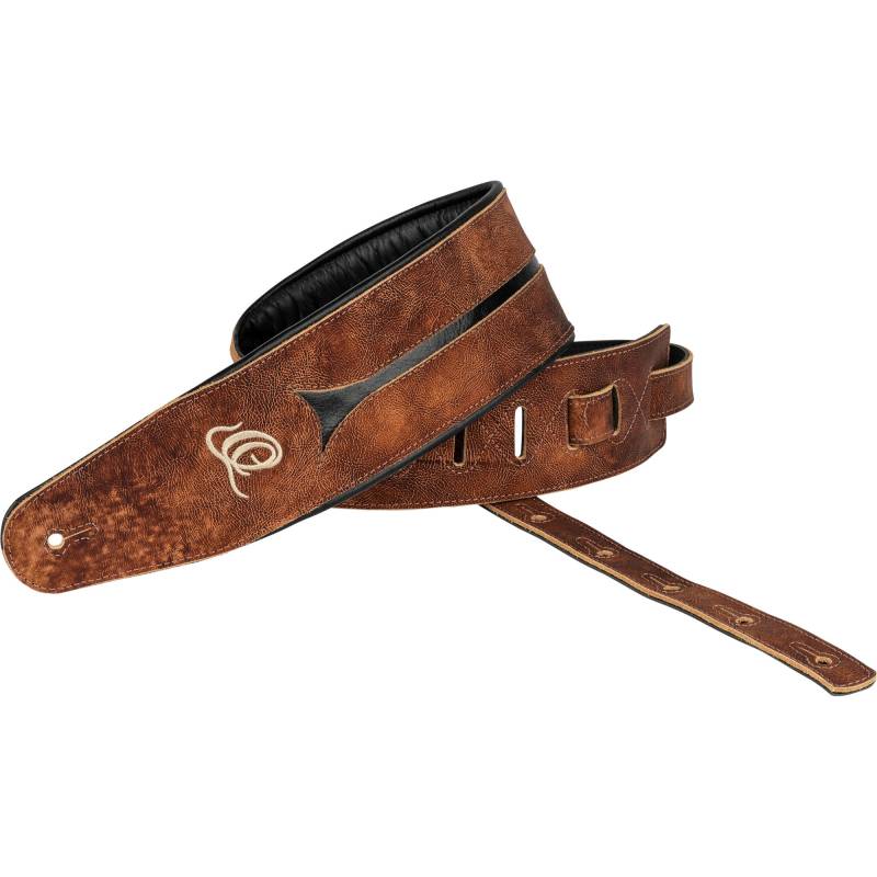 Ortega OSBS-1 Genuine Leather Strap Chestnut Tree gitaarband von Ortega
