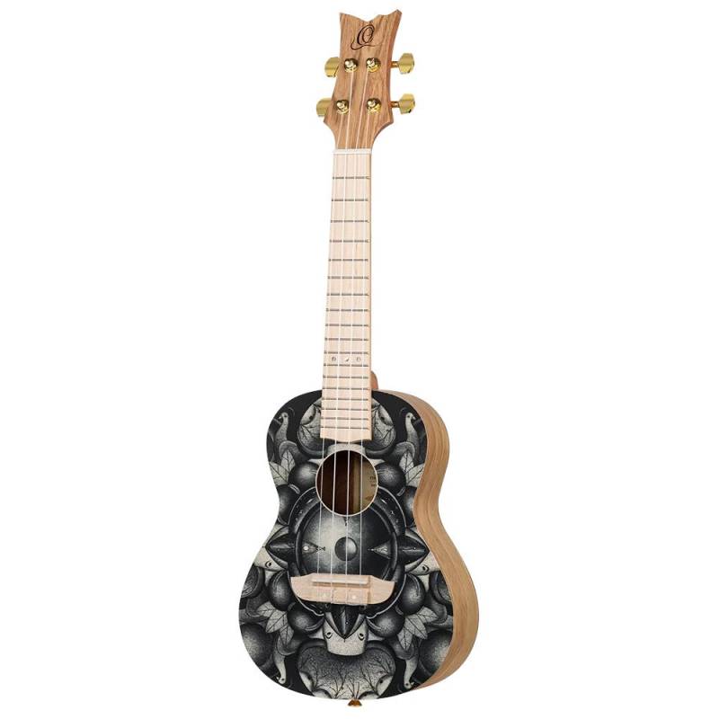 Ortega RUAR-BI Art Series Concert Size Ukulele Birds Concert Ukulele von Ortega