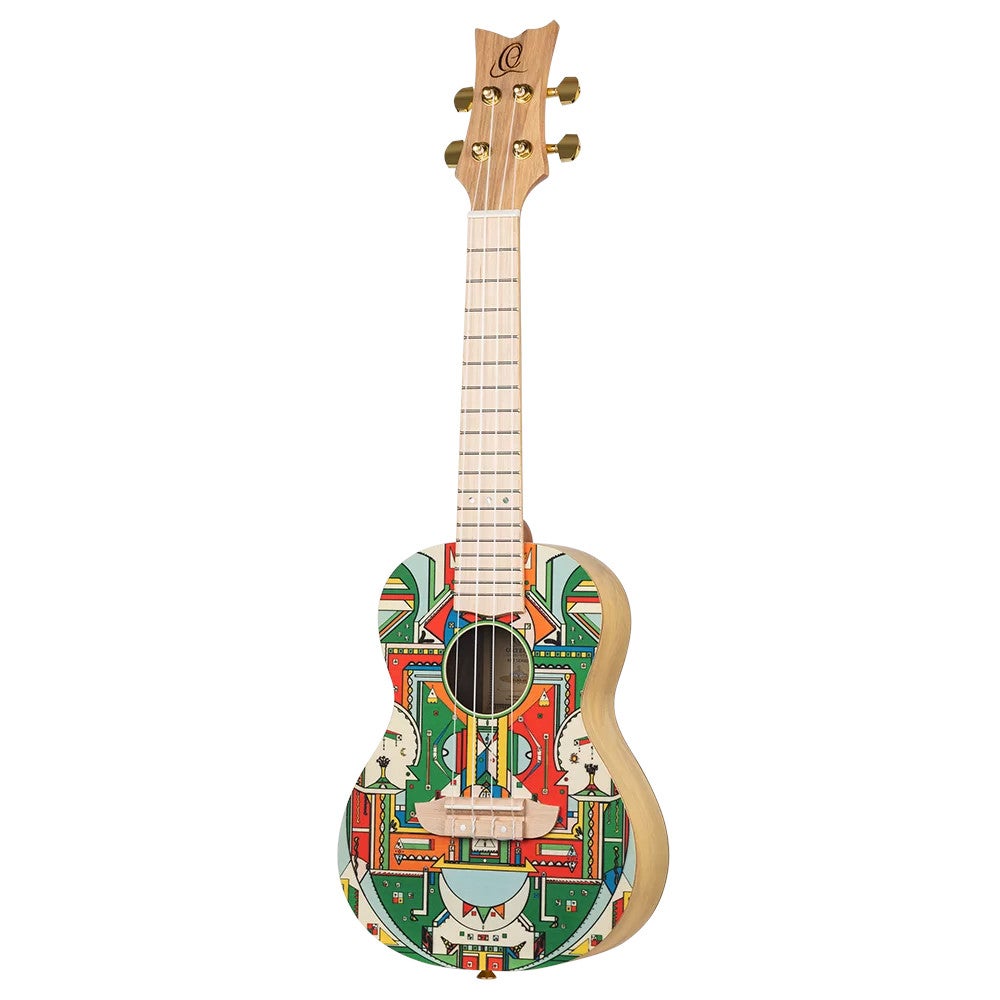 Ortega RUAR-HY Art Series Concert Size Ukulele Himalaya Concert Ukulele Ortega RUAR-HY Art Series Concert Size Ukulele Himalaya Concert Ukulele von Ortega