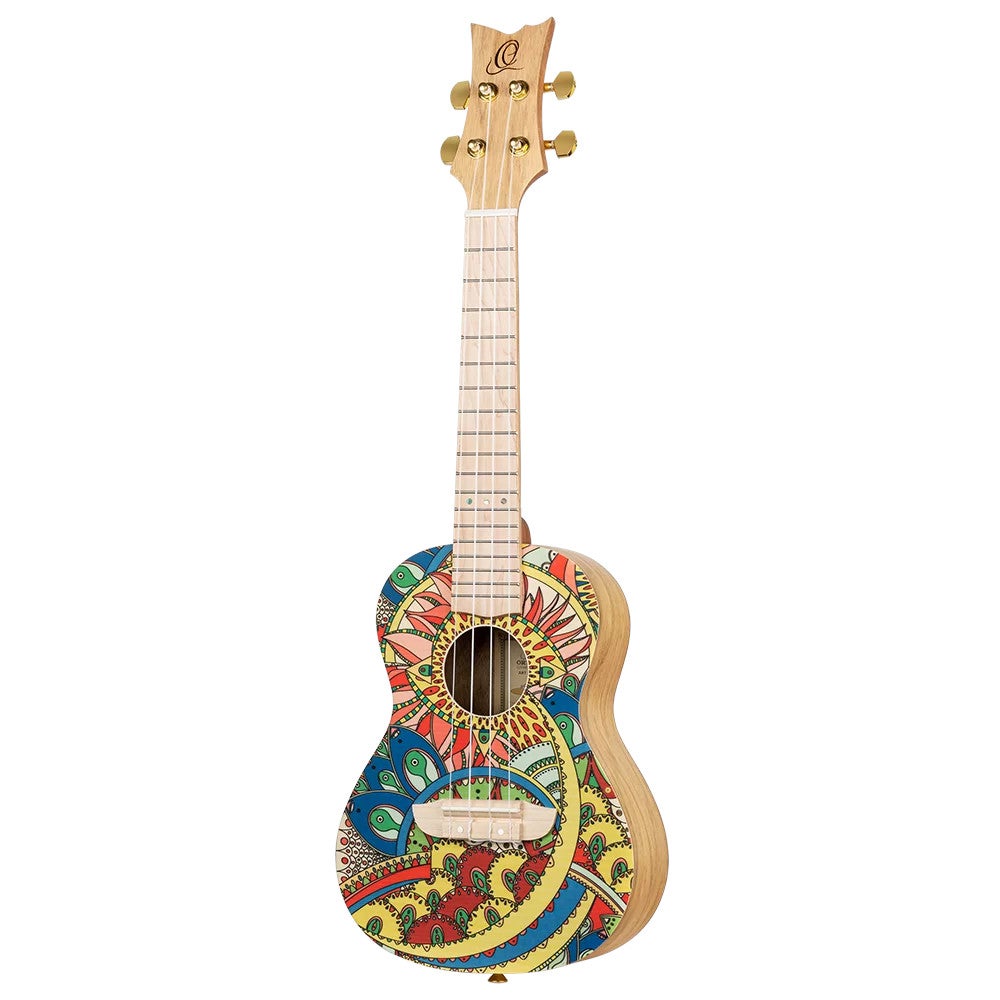 Ortega RUAR-MI Art Series Concert Size Ukulele Mystic India Concert Ukulele Ortega RUAR-MI Art Series Concert Size Ukulele Mystic India Concert Ukulele von Ortega