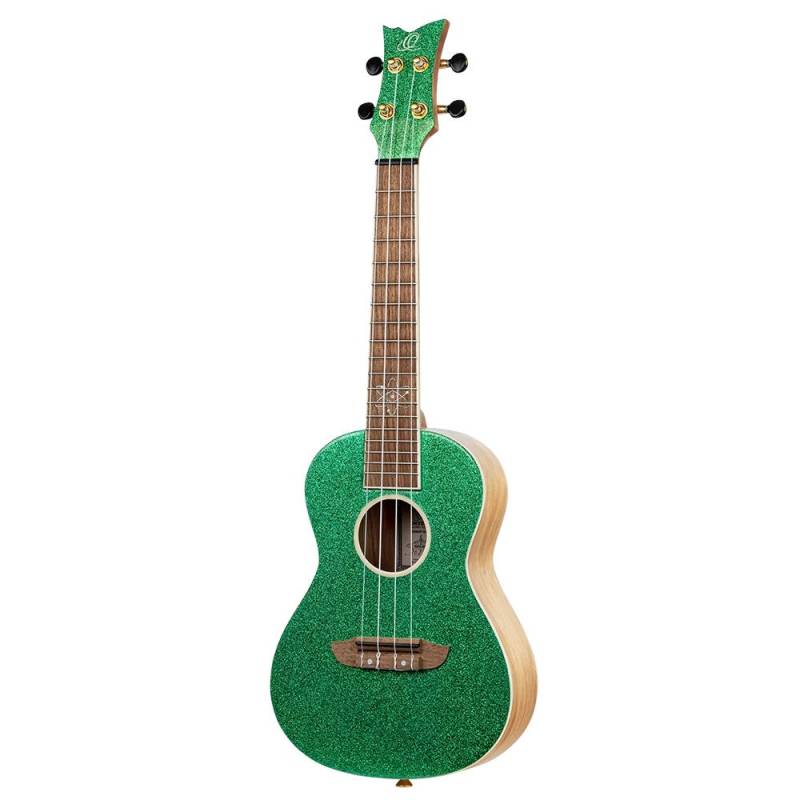 Ortega RUEL-MGR Element Series Concert Size Ukulele Metallic Green with Gig Bag von Ortega