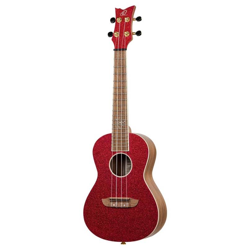 Ortega RUEL-MRD Element Series Concert Size Ukulele Metallic Red with Gig Bag von Ortega
