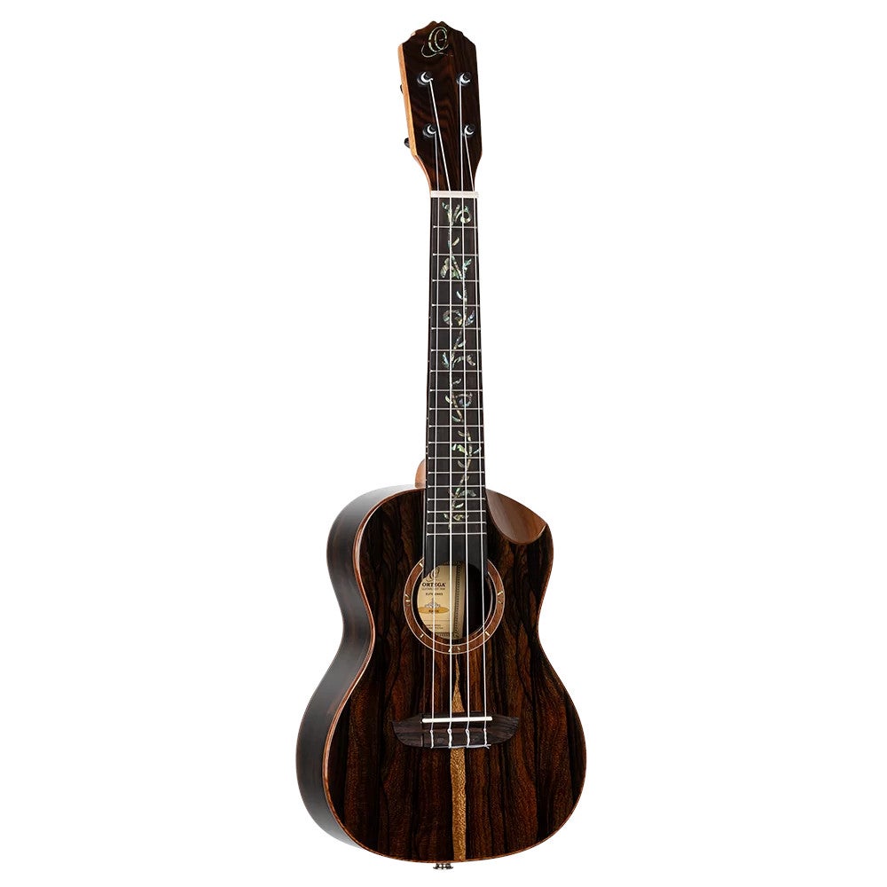 Ortega RUET-ZC Elite Series Concert Size Ukulele Ziricote (Electro-Acoustic with Gig Bag) von Ortega