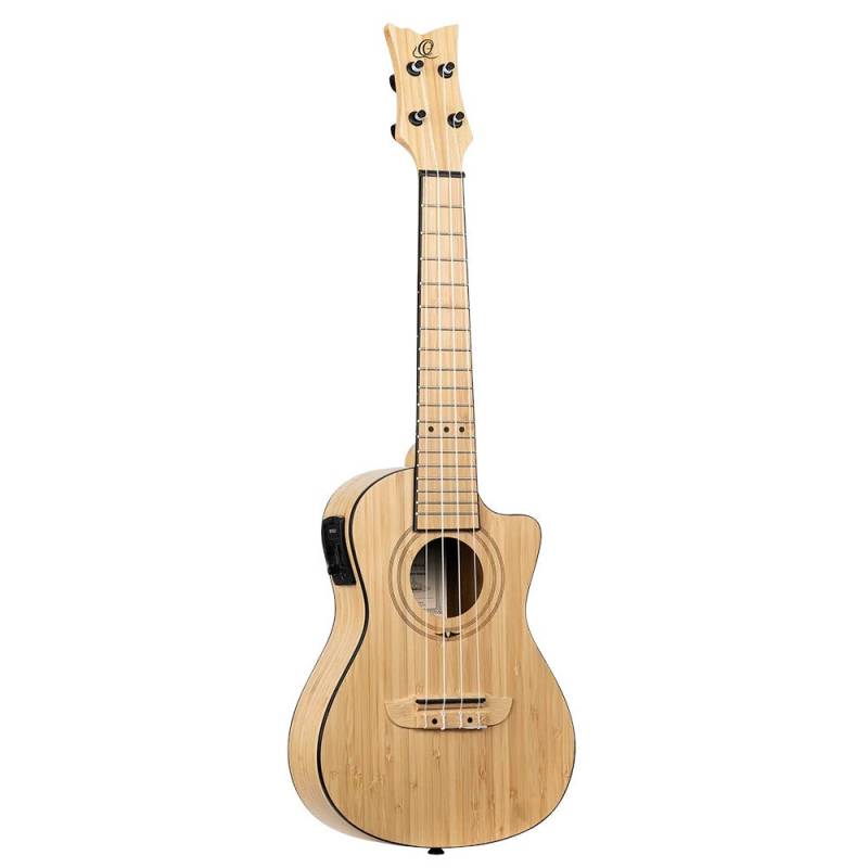 Ortega RUNAB-CC Bamboo Series Concert Size Ukulele Natural Electro-Acoustic with Gig Bag von Ortega