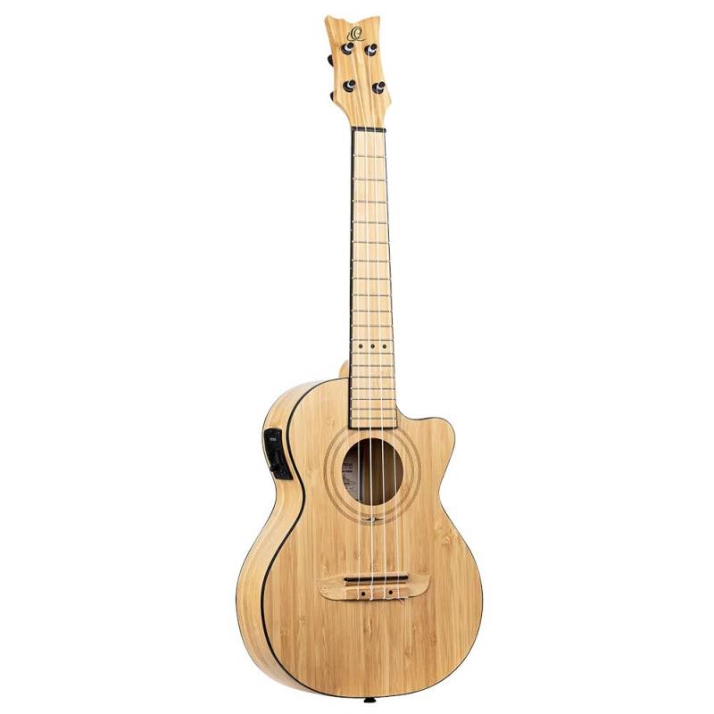 Ortega RUNAB-TE Bamboo Series Tenor Size Ukulele Natural Electro-Acoustic with Gig Bag von Ortega