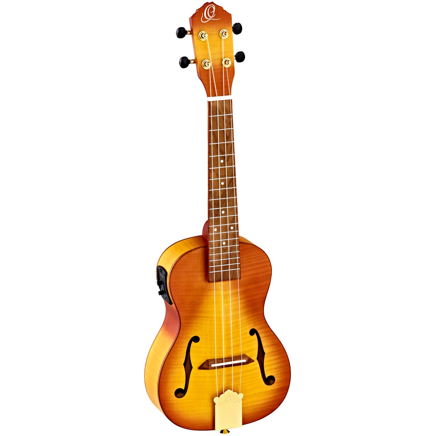 Ortega Saloon Series RUSL-HSB concert ukulele, arched top, with bag von Ortega