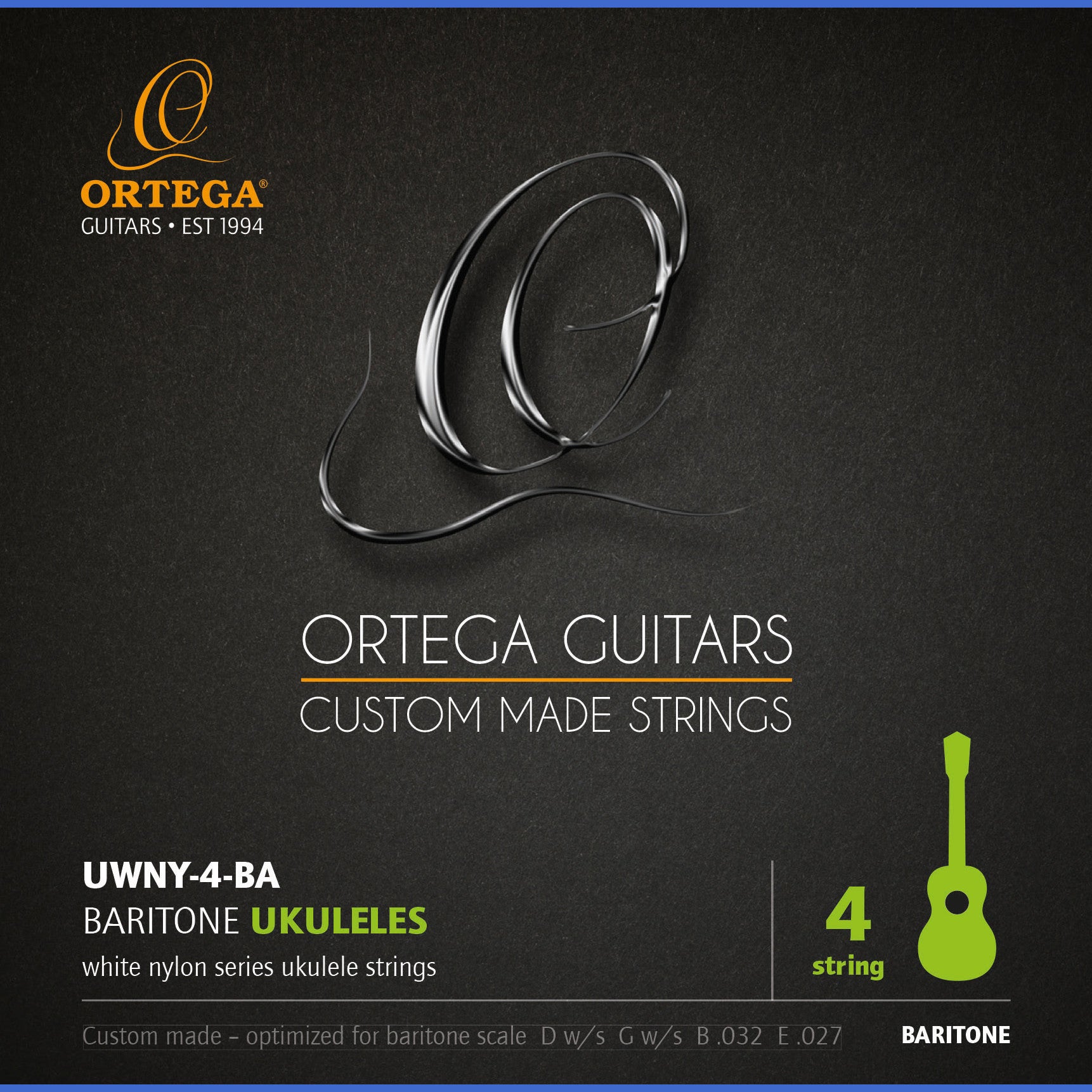 Ortega UWNY-4-BA Baritone Ukulele Strings Ortega UWNY-4-BA Baritone Ukulele Strings von Ortega