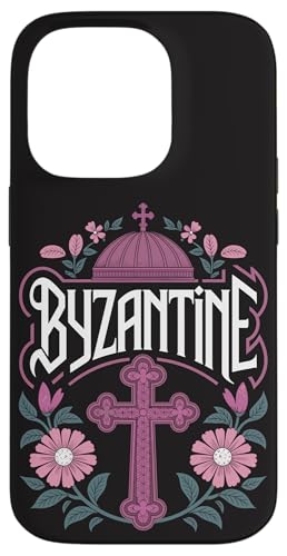 Katholisches östlich-orthodoxes Byzantinisches Kreuz Hülle für iPhone 14 Pro von Orthodox Christianity Religious Symbol