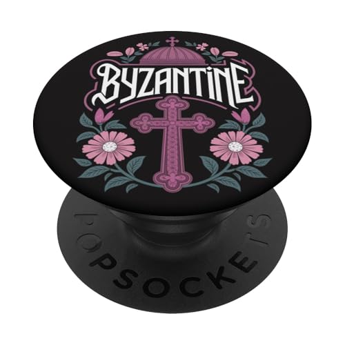 Katholisches östlich-orthodoxes Byzantinisches Kreuz PopSockets Klebender PopGrip Katholisches östlich-orthodoxes Byzantinisches Kreuz PopSockets Klebender PopGrip von Orthodox Christianity Religious Symbol
