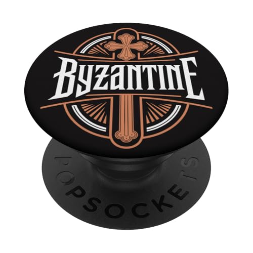 Katholisches östlich-orthodoxes Byzantinisches Kreuz PopSockets Klebender PopGrip Katholisches östlich-orthodoxes Byzantinisches Kreuz PopSockets Klebender PopGrip von Orthodox Christianity Religious Symbol