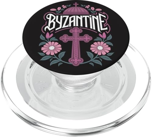 Katholisches östlich-orthodoxes Byzantinisches Kreuz PopSockets PopGrip für MagSafe Katholisches östlich-orthodoxes Byzantinisches Kreuz PopSockets PopGrip für MagSafe von Orthodox Christianity Religious Symbol