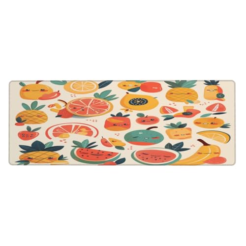 Ortydoxa Großes Mauspad für 80 x 30 cm, Gaming-Mauspad, wasserdichte Tastatur und Mauspad, glatte Oberfläche, Schreibtischunterlage mit rutschfester Gummiunterseite, für Büro und Zuhause von Ortydoxa