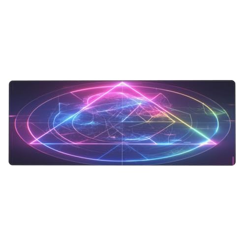 Ortydoxa Großes Mauspad für den Schreibtisch, 80 x 30 cm, Gaming-Mauspad, wasserdichte Tastatur und Mauspad, glatte Oberfläche, Schreibtischunterlage mit rutschfester Gummiunterseite, für Büro und von Ortydoxa