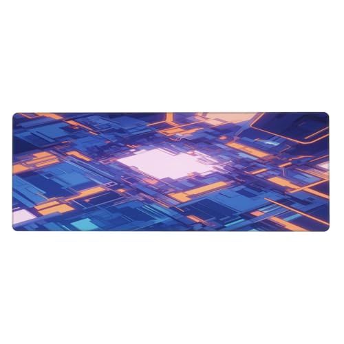 Ortydoxa Großes Mauspad für den Schreibtisch, 80 x 30 cm, Gaming-Mauspad, wasserdichte Tastatur und Mauspad, glatte Oberfläche, Schreibtischunterlage mit rutschfester Gummiunterseite, für Büro und von Ortydoxa